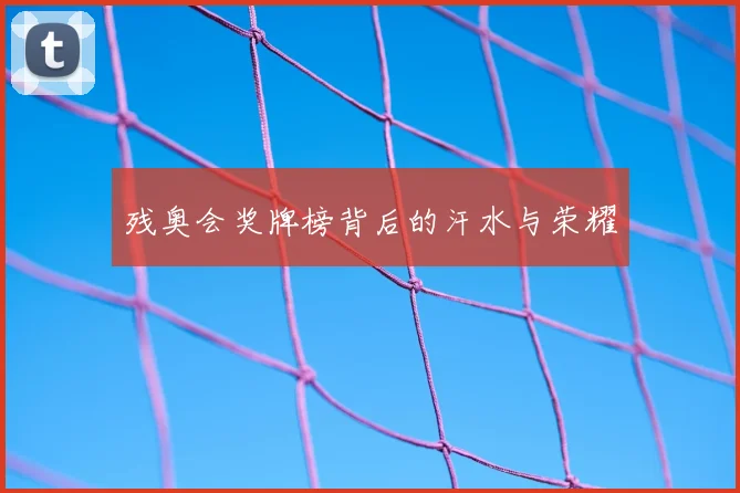 残奥会奖牌榜背后的汗水与荣耀